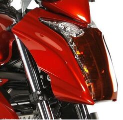 Powerbronze / パワーブロンズ ヘッドライト  プロテクター KAWASAKI ER6-N 09-11 ブラック  | 440-K476-003