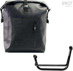 Unitgarage / ユニットガレージ Khali side pannier in TPU + Left Subframe Guzzi V85 TT | UG001+2251SX