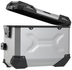 SW Motech TRAX ADV aluminium case system. Silver. 45/37 l. Ducati DesertX (22-). | KFT.22.995.70000/S