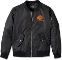 Harley-Davidson Women'S 120Th Anniversary Bomber Jacket, Black Beauty | 97556-23VW