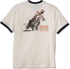 Harley-Davidson Men'S 120Th Anniversary Ringer Tee, Cloud Dancer | 97547-23VM