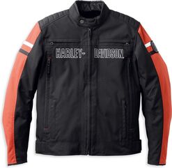 Harley-Davidson Men'S Hazard Waterproof Textile Jacket, Colorblock-Design | 98126-22EM