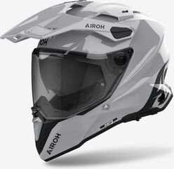 Airoh オフロード ヘルメット コマンダー 2 カラー、セメント グレー グロス | CM281 / AI54A1311111C