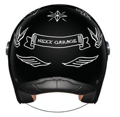 NEXX Garage Helmet X.G30 TATTOO BLACK.WHITE, Size: XS | 01G3001433012