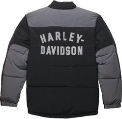 Harley-Davidson Men'S Up North Puffer Jacket, Black Beauty | 97420-23VM
