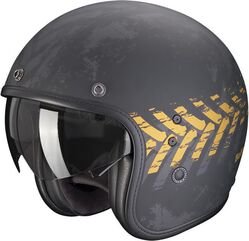 Scorpion / スコーピオン Belfast Evo Nevada Helmet Black Matt Gold XS | 78-427-254-02