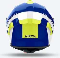 Airoh フルフェイス ヘルメット SPARK 2 CHRONO、ブルー/イエロー グロス | SP2C18 / AI51A13SPACBC