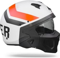 Scorpion / スコーピオン Exo モジュラーヘルメット Covert X T-rust ホワイト レッド | 86-353-287
