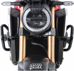 Hepco & Becker エンジンプロテクションバー ブラック インクルーディング プロテクションパッド Honda CB 650 R (2024-) | 5019547 00 01