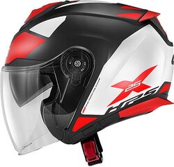 GIVI / ジビ X.25 TARGET, Black / White / Red, Size XS | HX25FTGBW54