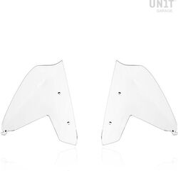 Unitgarage / ユニットガレージ Pair of oversized deflectors, Transparent | 3214-Transparent