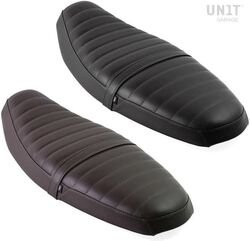 Unit Garage Seat cover in leather Speed Twin, Black | 3100-Black