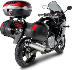 GIVI / ジビ Windscreen for Suzuki GSX 650F 08-14, GSX 1250F 10-16 color light smoke, dim. HxW 45x38,5 cm, 10 cm higher than oe, fits oe headlight fairing | D270S