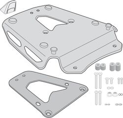 GIVI / ジビ Triumph Tiger 1200 GT Aluminum Rear Rack specific for Monokey top case | SRA6422