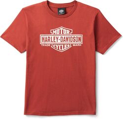 Harley-Davidson Tee-Knit,Vintage B&S, Maroon | 96686-22MM