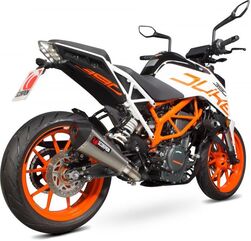 Scorpion / スコーピオンエキゾースト Serket （Taper）テーパースリップオン チタンスリーブ eマーク KTM Duke 390 2017 - 201 | RKT83TEO