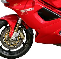 Pyramid Plastics / ピラミッドプラスチック Ducati ST4 S エクステンダーフェンダー マットブラック 1999>2005 | 05505