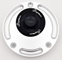 LighTech / ライテック Fuel Tank Cap With Rapid Locking, Color: Black-Silver | TR24N/S