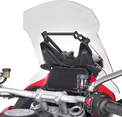 GIVI / ジビ Screen for Ducati Multistrada V4, color clear, dim. HxW 50 x 38 cm, 8 cm higher than oem screen | D7413ST