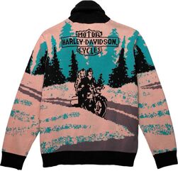 Harley-Davidson Men'S Celebration Cardigan, Individual all-over print | 96308-23VM