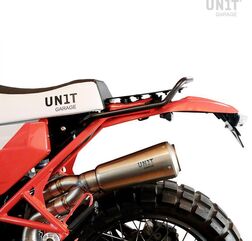 Unitgarage / ユニットガレージ Rear fender with license plate kit for the original headlight, Red | 1651+1694-Red