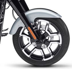 ハーレーダビッドソン Seismic 18 in. フロントホイール グロスブラック with Machined Highlights | 43300594