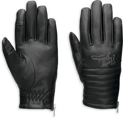 Harley-Davidson Women'S Journey Leather Glove, Black | 97701-23VW