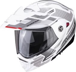 Scorpion / スコーピオン Exo モジュラーヘルメット Adx-2 Carrera ホワイト シルバー | 89-398-281