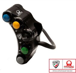 CNC Racing / シーエヌシーレーシング Left handlebar switch - Street use - Pramac Racing Limited Edition, Black | SWD13BPR