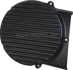 Kedo ViRace' Generator Cover with Cooling Fins, Aluminum, Black Coated | 50639S