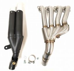 IXIL / イクシル FULL SYSTEM MUFFLER - DUAL HYPERLOW BLACK XL, EU HOMOLOGATED | XH6342XB