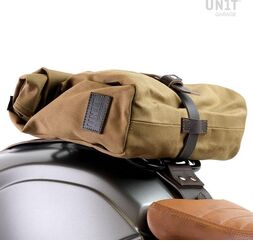 Unitgarage / ユニットガレージ Gobi Canvas bag, Beige/Brown | U035-Beige-Brown