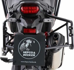 Hepco & Becker / ヘプコアンドベッカー サイドキャリア パーマネントマウント - ブラック Honda CRF 1100 L アフリカツイン (2019-) | 6539521 00 01