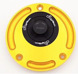 LighTech / ライテック Fuel Tank Cap With Rapid Locking, Color: Black-Gold | TR15N/O