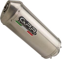 GPR / ジーピーアール Original For Honda Cbf 500 2004/07 Homologated スリッポンエキゾースト Satinox | H.118.SAT