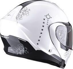 Scorpion / スコーピオン Exo モジュラーヘルメット 930 Shot ホワイト ブラック | 94-396-205