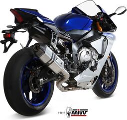 MIVV / ミヴ POWER STEEL SPEED EDGE Imp. compl./Full sys. 4x2x1 STAINLESS STEEL for YAMAHA YZF 1000 R1 2015 NOT approved | X.YA.0010.SRX