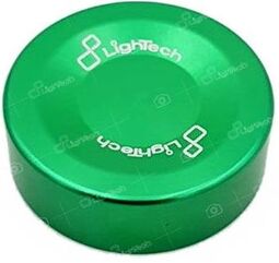 LighTech / ライテック Clutch/Brake Pump Reservoir Cover, Color: Green | FBC27VER