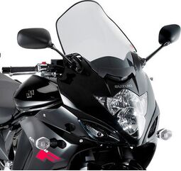 GIVI / ジビ Windscreen for Suzuki GSX 650F 08-14, GSX 1250F 10-16 color light smoke, dim. HxW 45x38,5 cm, 10 cm higher than oe, fits oe headlight fairing | D270S