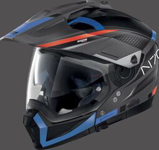 Nolan / ノーラン フルフェイス ヘルメット N70-2 X EARTHQUAKE N-C, Blue Black, Size XXL | N7X0005830488