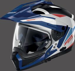 Nolan / ノーラン フルフェイス ヘルメット N70-2 X STUNNER N-COM, Blue White, Size S | N7X0008990535