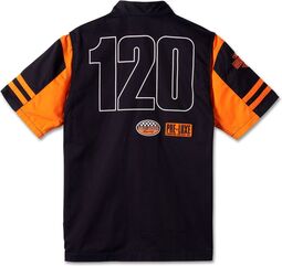 Harley-Davidson Men'S 120Th Anniversary Shirt, Colorblock-Design-Harley Orange | 96872-23VM