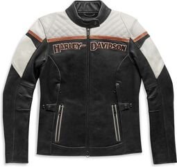 Harley-Davidson H-D® Triple Vent Miss Enthusiast Ii Leather Jacket, Colorblocked | 98008-21EW