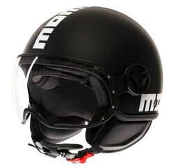 MOMO DESIGN / モモ デザイン ヘルメット FGTR CLASSIC 欧州E2206認証, モノマット ブラック/ホワイト | 21184A7001001