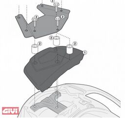 GIVI / ジビ PLASTIC カバー FOR THE バックレスト | SR3104KIT