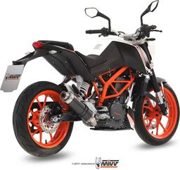 MIVV / ミヴ- SPORT フルエキゾーストシステム 1:1 カーボン for KTM 390 DUKE (13-) | KT.012.L2S