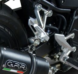 GPR / ジーピーアール Original For Honda Cb 500 F 2016/18 E4 Homologated スリッポンエキゾースト M3 Titanium Natural | E4.H.243.M3.TN