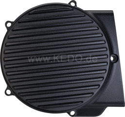 Kedo ViRace' Generator Cover with Cooling Fins, Black Coated | 50603S