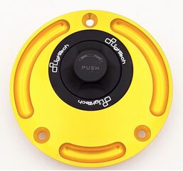LighTech / ライテック Fuel Tank Cap With Rapid Locking, Color: Black-Gold | TR22N/O