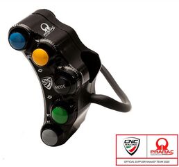 CNC Racing / シーエヌシーレーシング Left handlebar switch Pramac Racing Lim. Ed - street use, Black | SWD18BPR